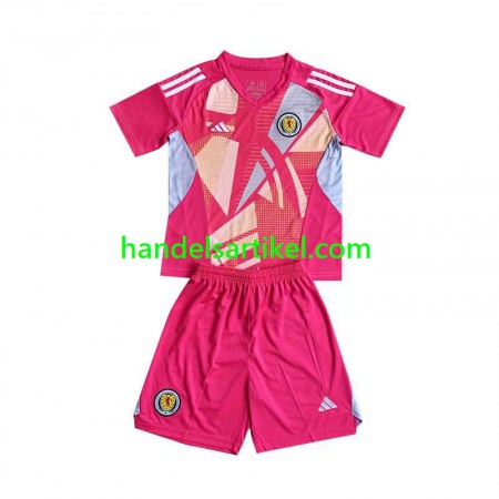 Schottland Torwart Kinder 3rd Trikotsatz EURO 2024 Kurzarm